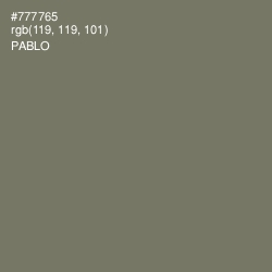 #777765 - Limed Ash Color Image